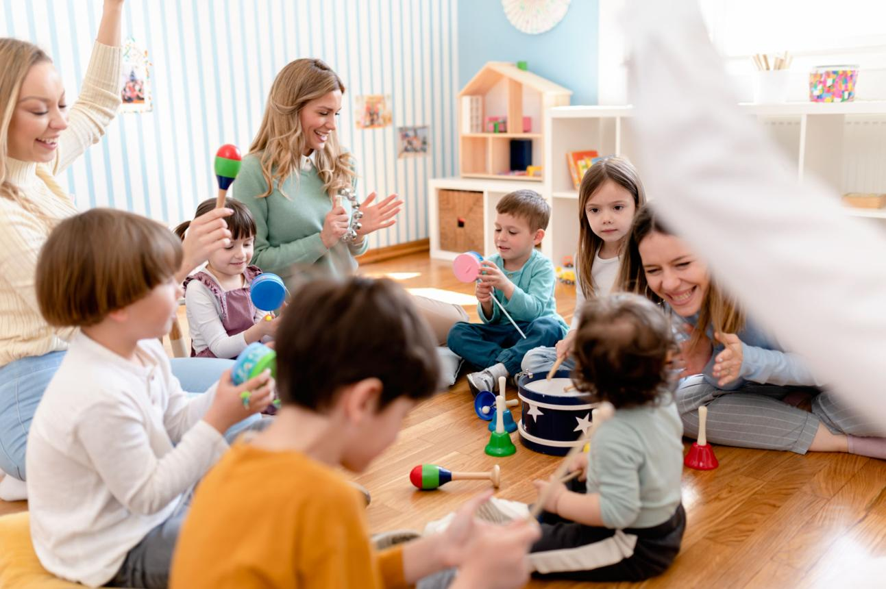 A warm, joyful classroom moment at our Early Learning Center